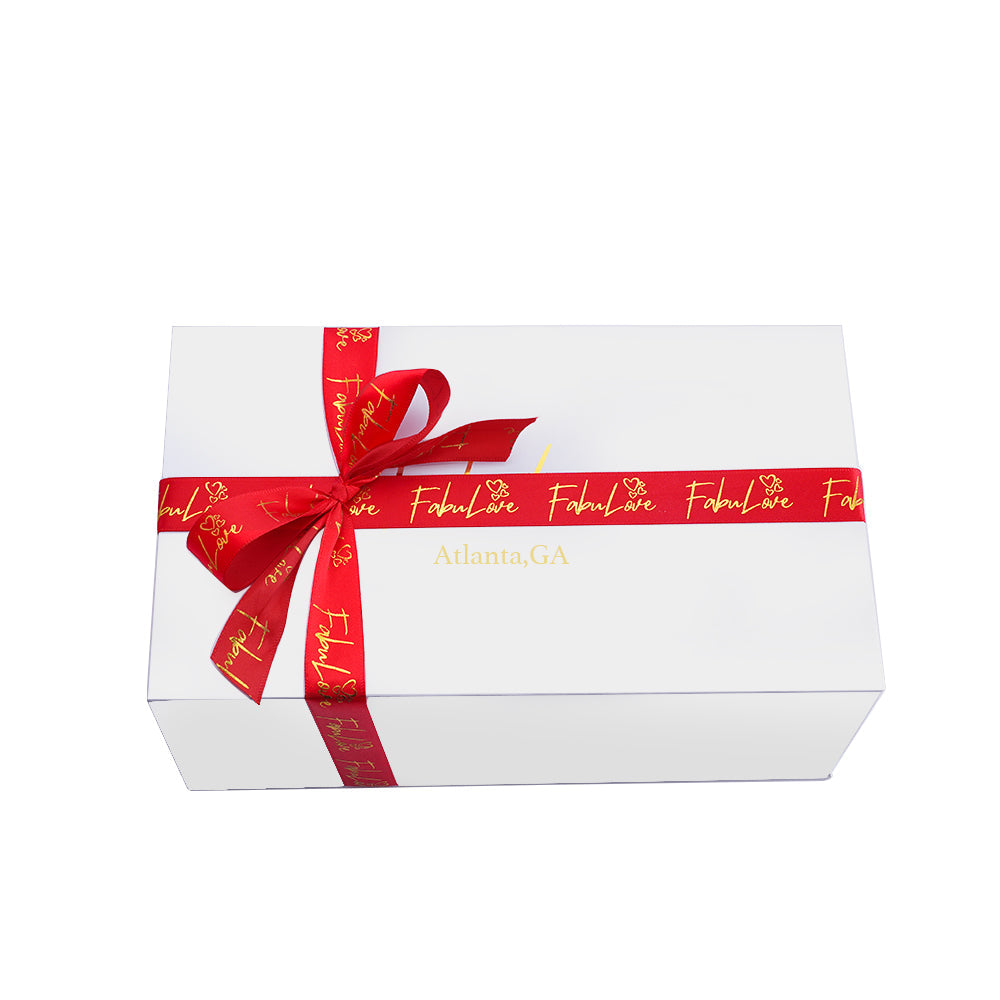 Rozenbox Cadeauset met Gegraveerde Ketting