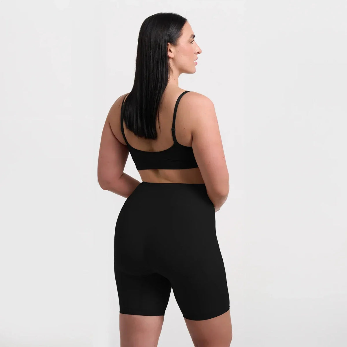 Naadloze shaping short met langere pijp