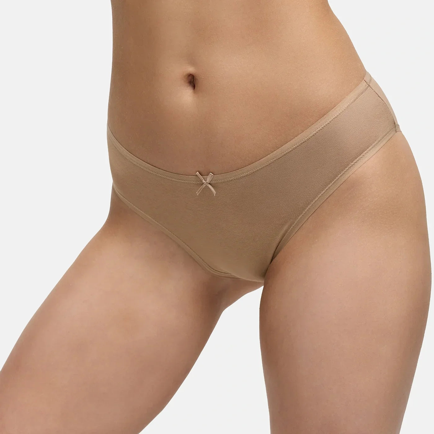 Katoenen basic slip met middelhoge band