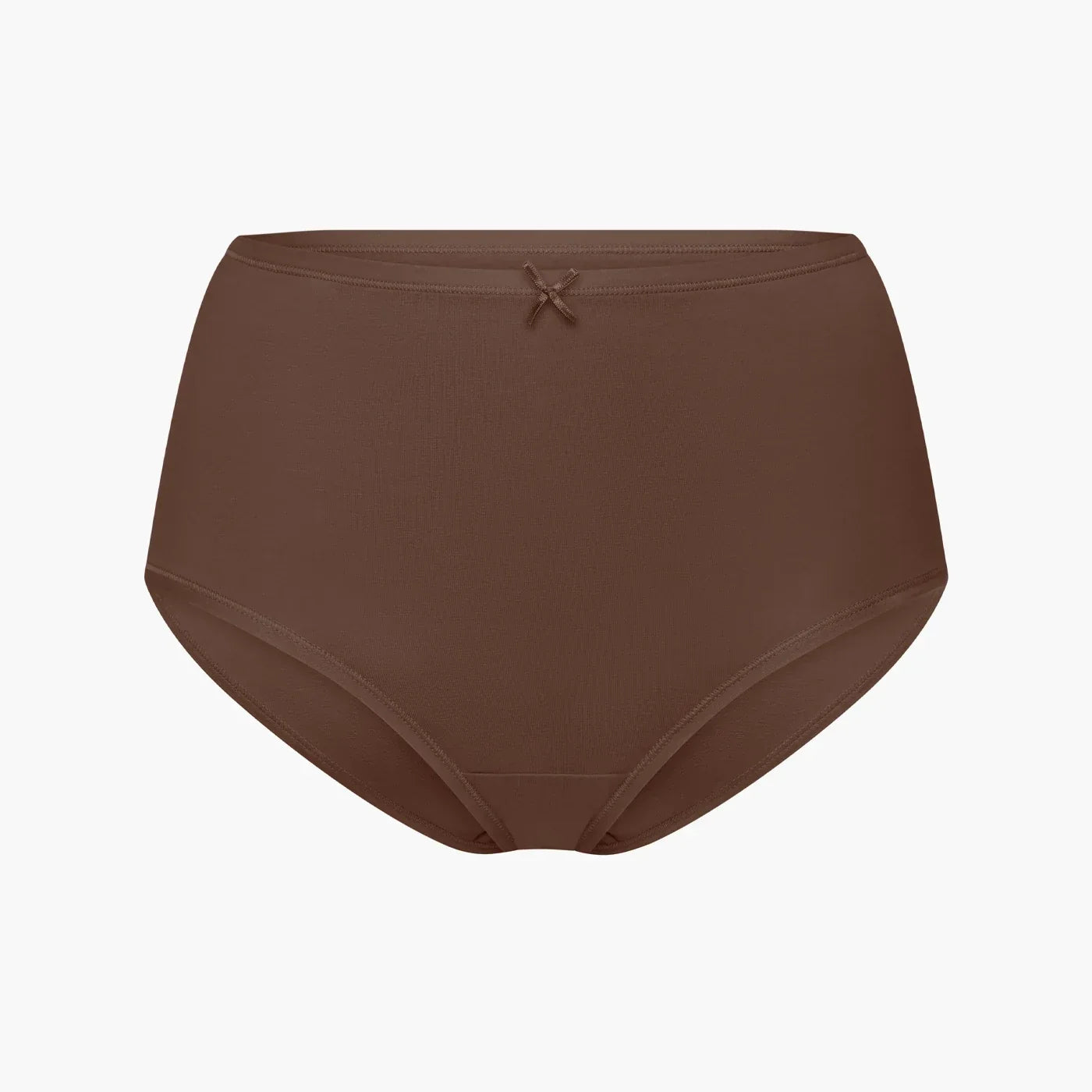 Katoenen high waist slip met hoge band