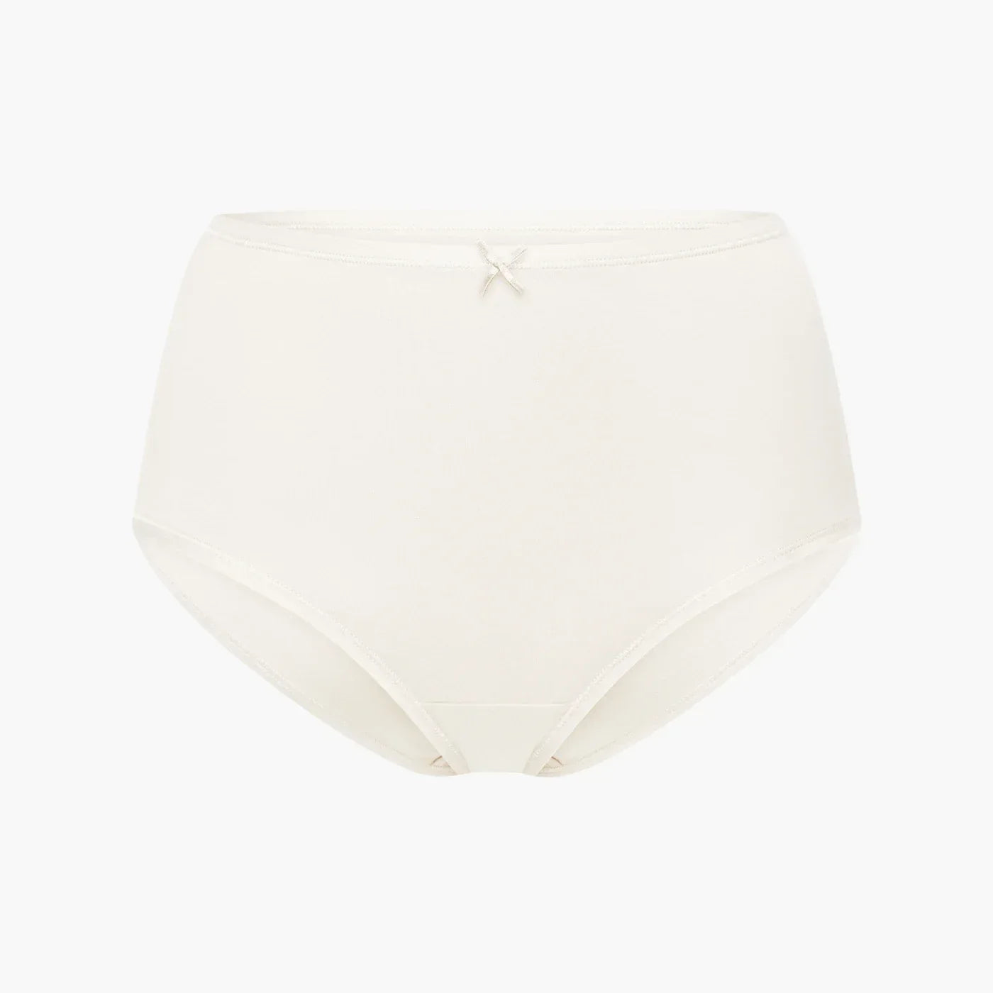 Katoenen high waist slip met hoge band