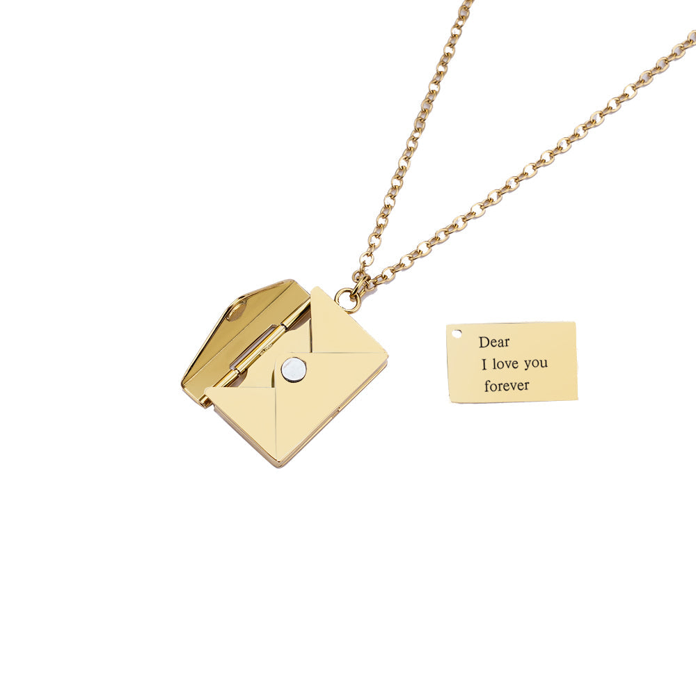 Gepersonaliseerde Liefdesbrief Ketting