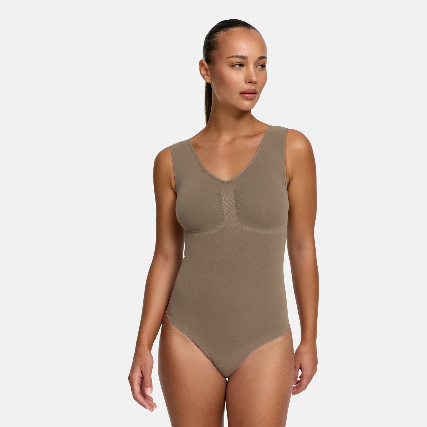 Tanktop shapewear bodysuit met slip