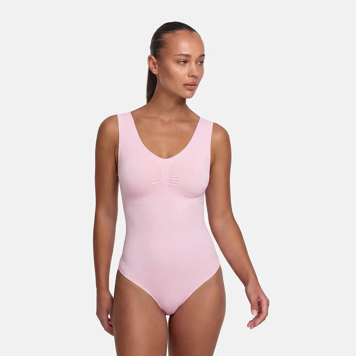 Tanktop shapewear bodysuit met slip