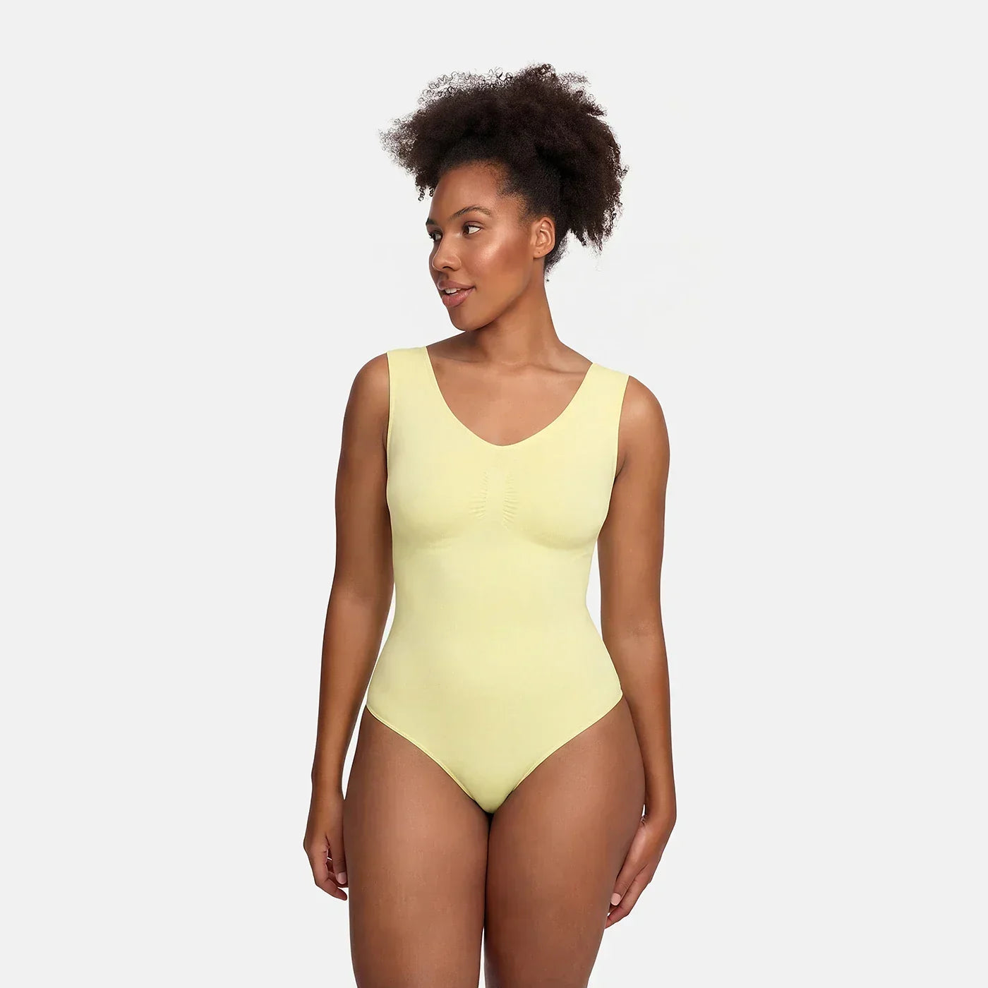 Tanktop shapewear bodysuit met slip