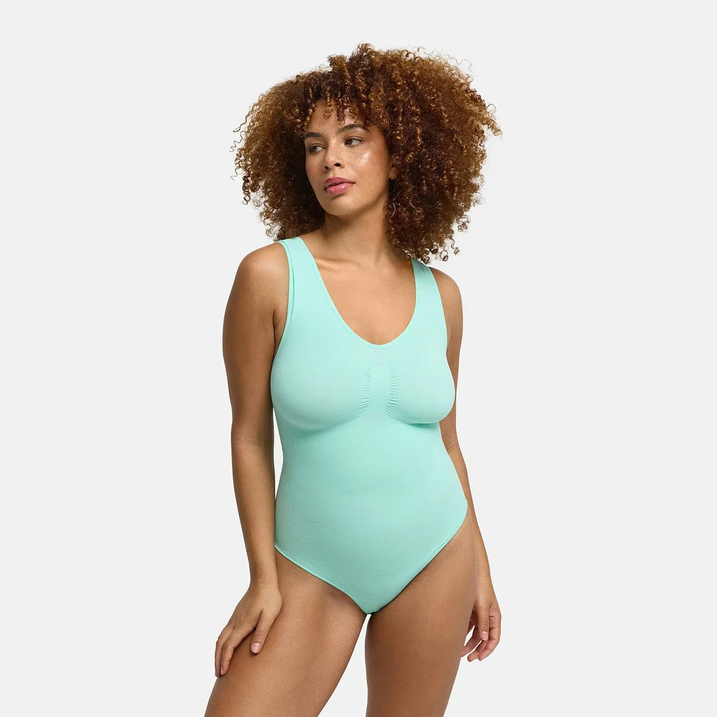 Tanktop shapewear bodysuit met slip