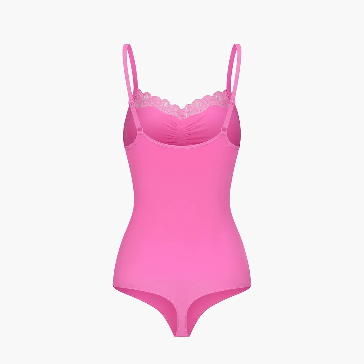 Kanten shapewear bodysuit met string