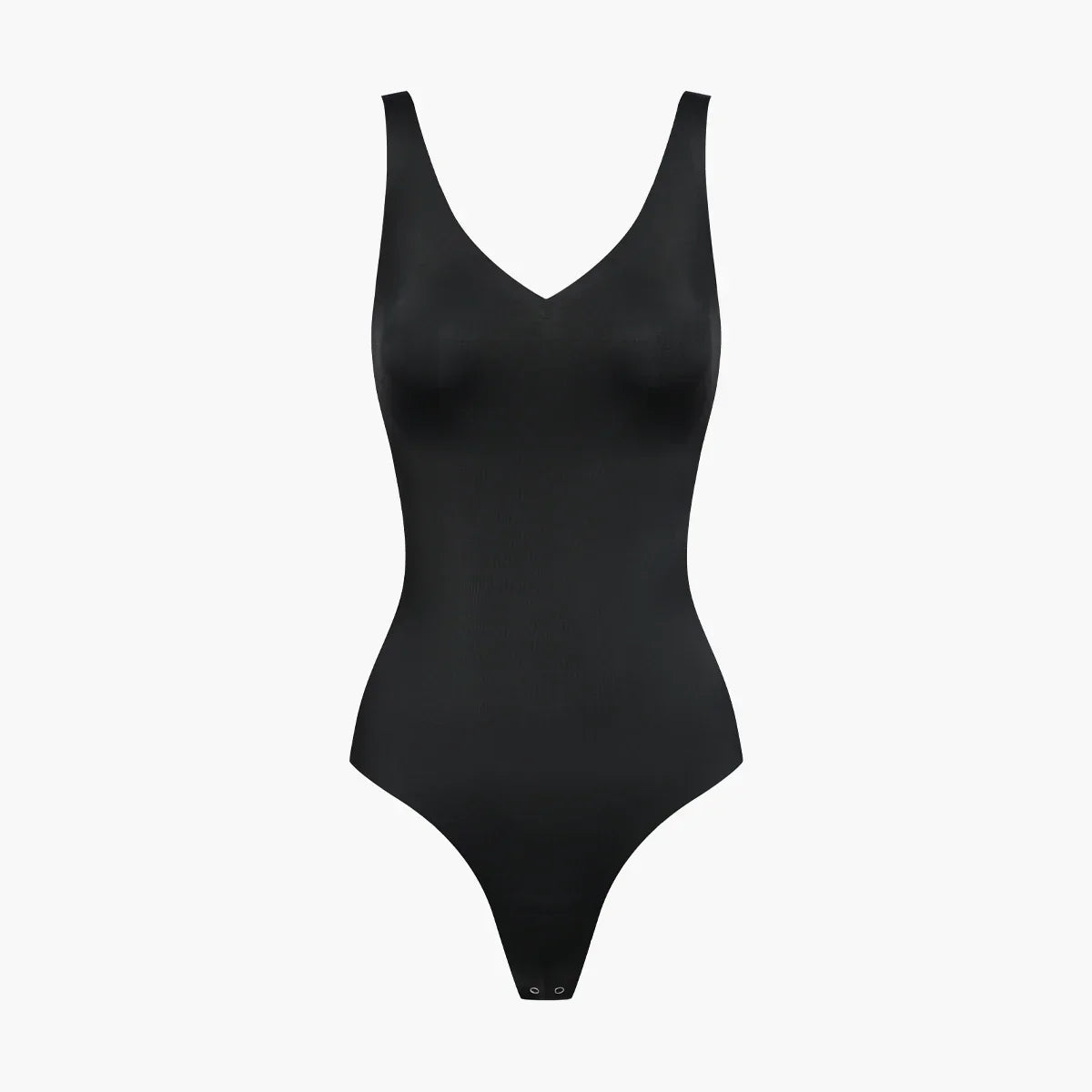 Glanzende shaping bodysuit met string