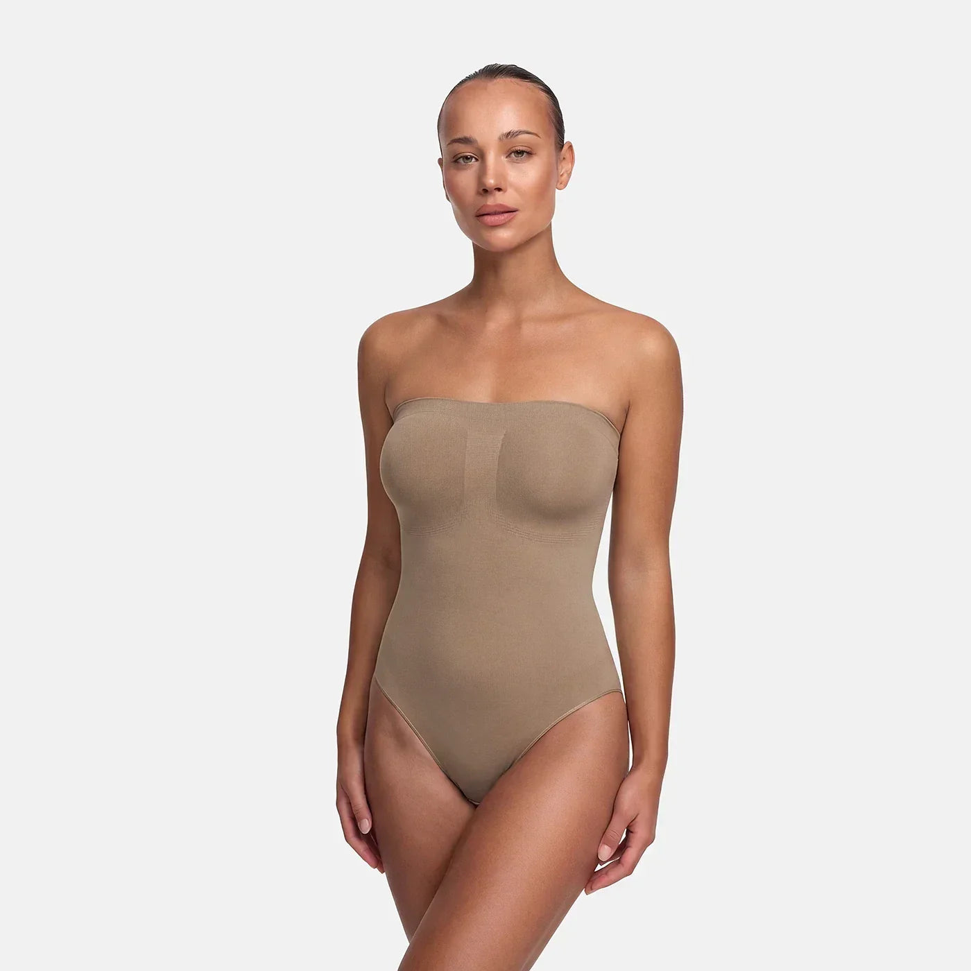 Shapewear bodysuit zonder bandjes met slip