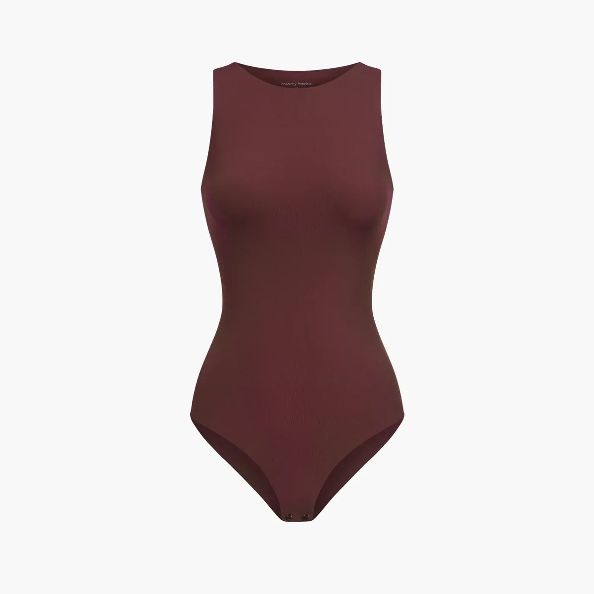 Bodysuit met ronde hals en string