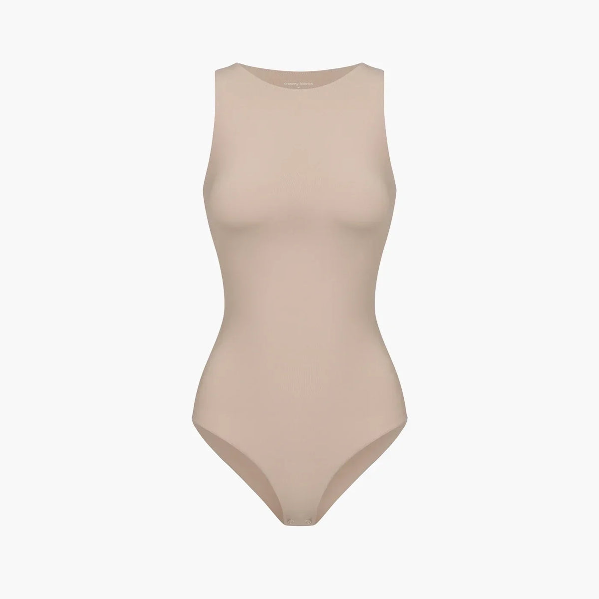 Bodysuit met ronde hals en string