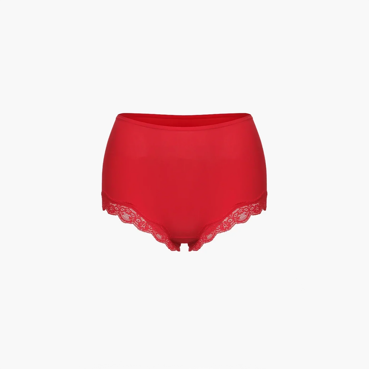 Hipster slip met kant en middelhoge pasvorm