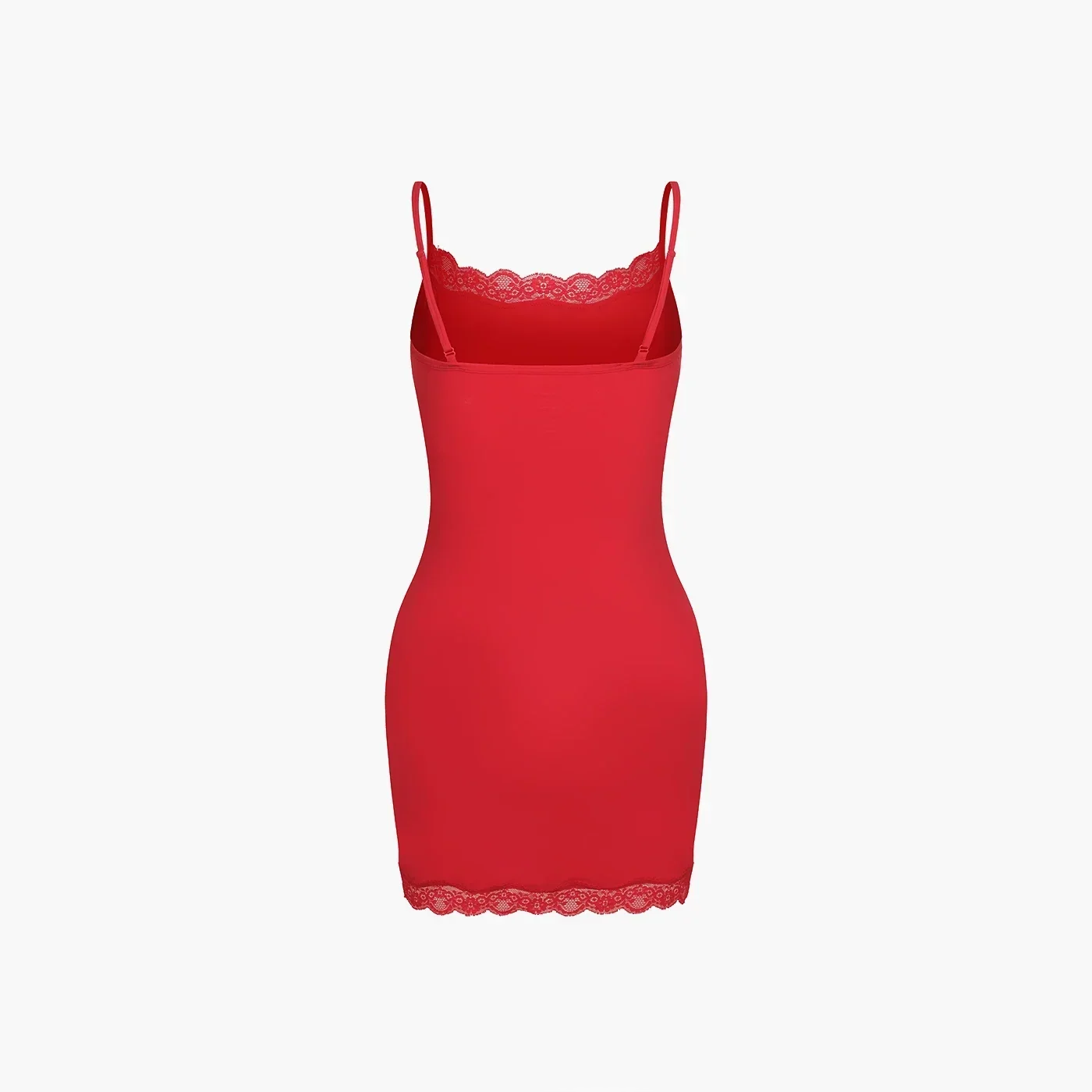 Camisole jurk met kant en verstelbare bandjes