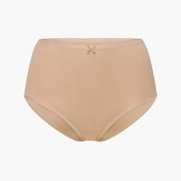 Katoenen high waist slip met hoge band