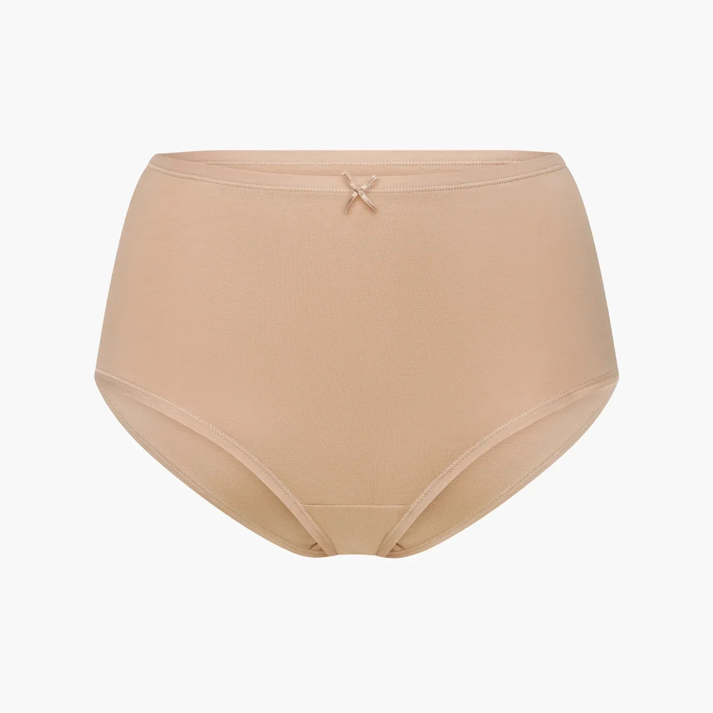 Katoenen high waist slip met hoge band