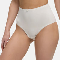 Katoenen high waist slip met hoge band