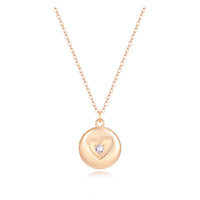 Isabella Rond Medaillon Ketting