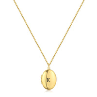 Medaillon Ketting met Initiaal