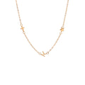Fijne Ketting met Drie Hangers