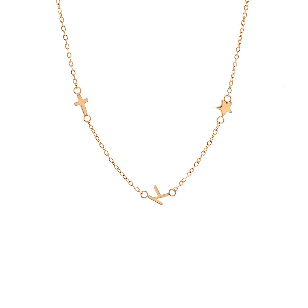 Fijne Ketting met Drie Hangers