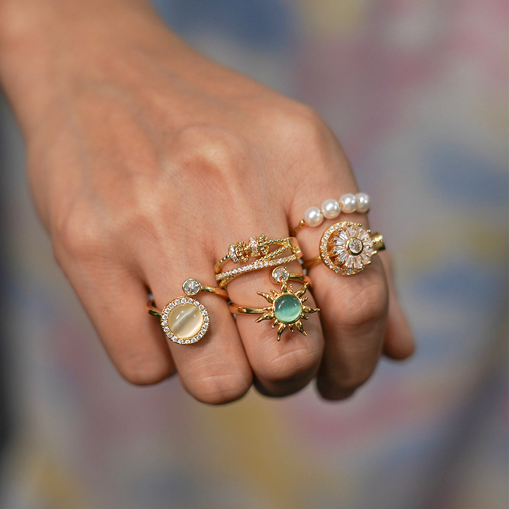 Opaal Fidget Ring