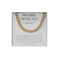 Belofteketting van Sterling Zilver