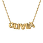 Gepersonaliseerde Ketting met Bubbelletters