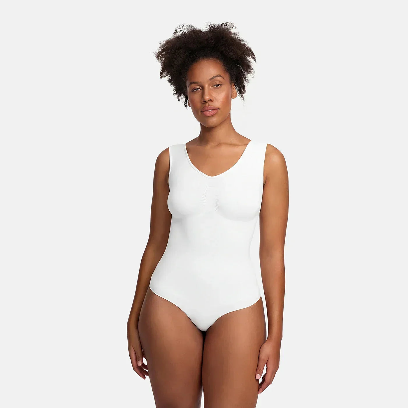 Tanktop shapewear bodysuit met slip