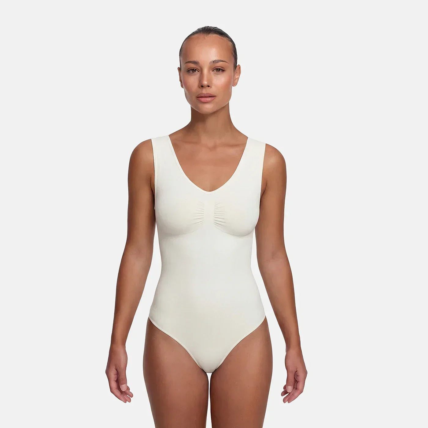 Tanktop shapewear bodysuit met slip