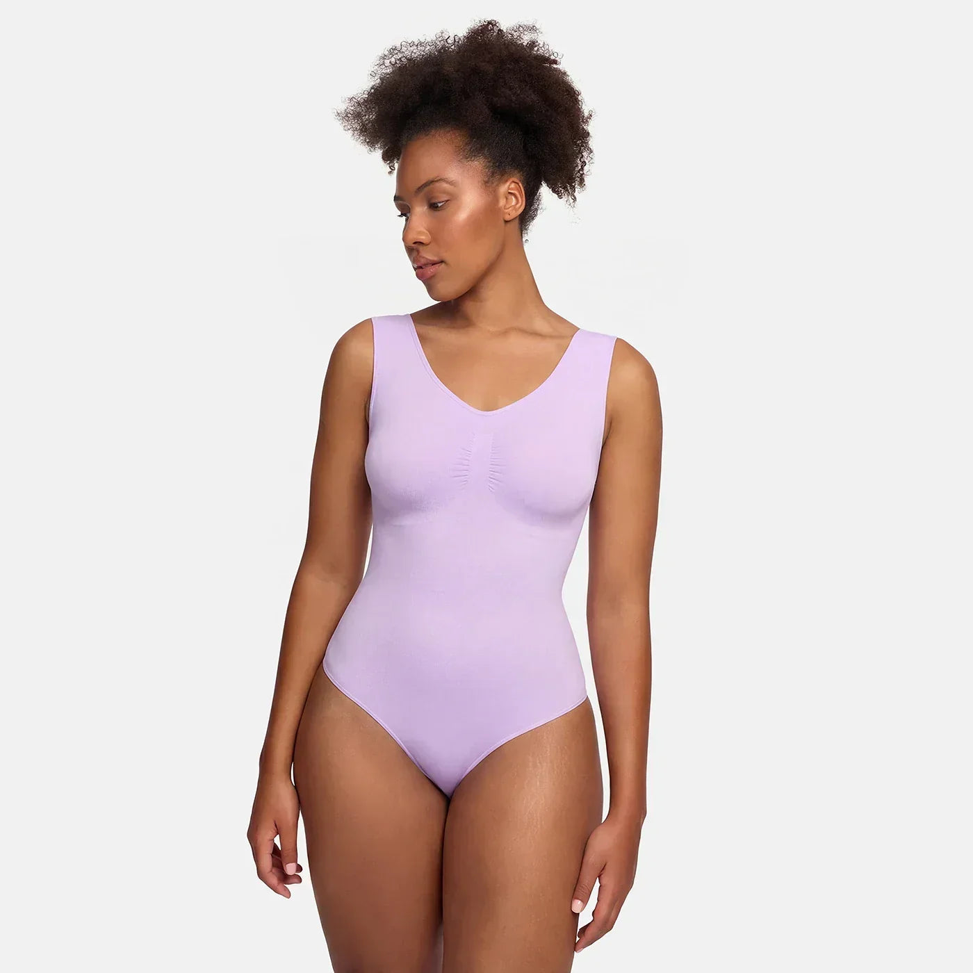 Tanktop shapewear bodysuit met slip