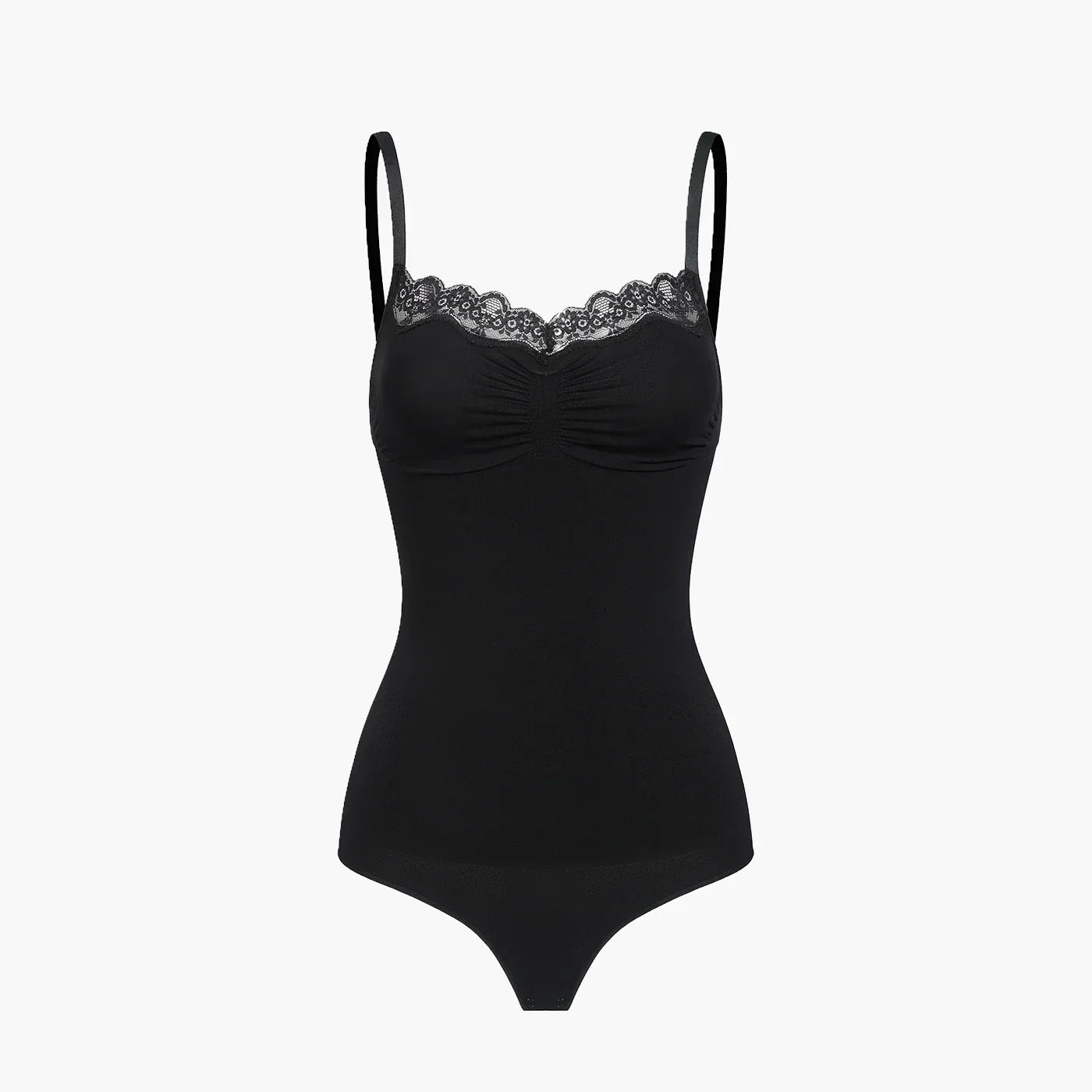 Kanten shapewear bodysuit met string