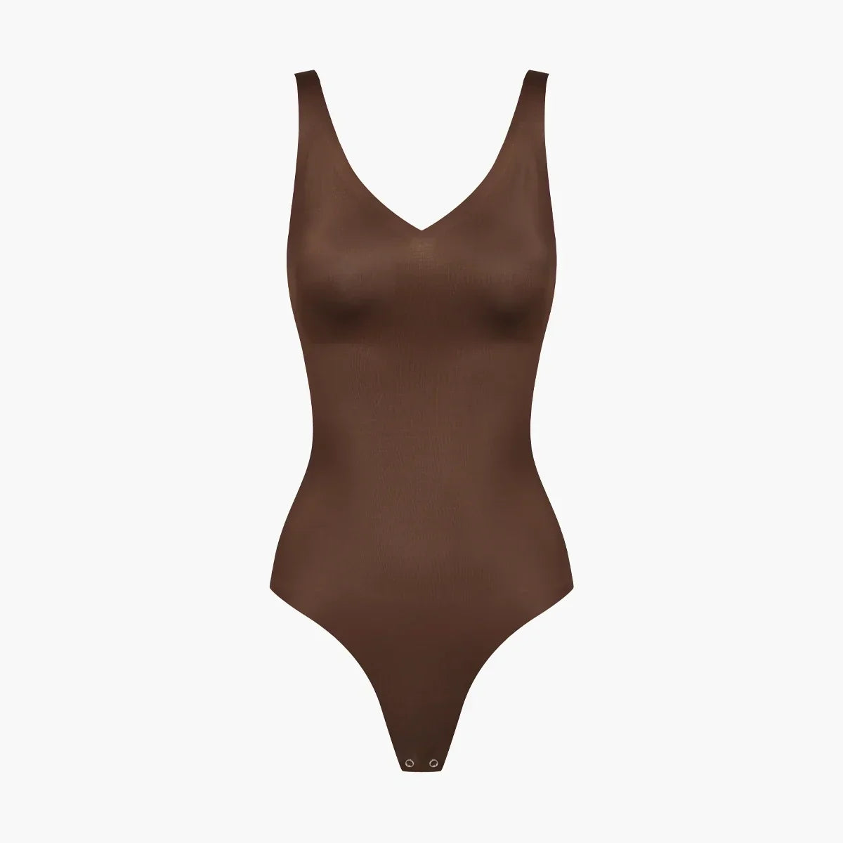 Glanzende shaping bodysuit met string