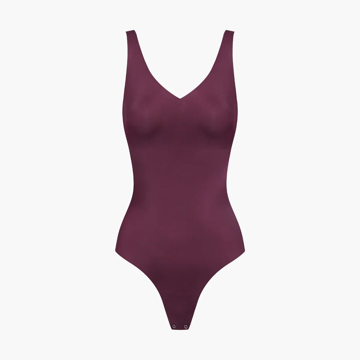Glanzende shaping bodysuit met string