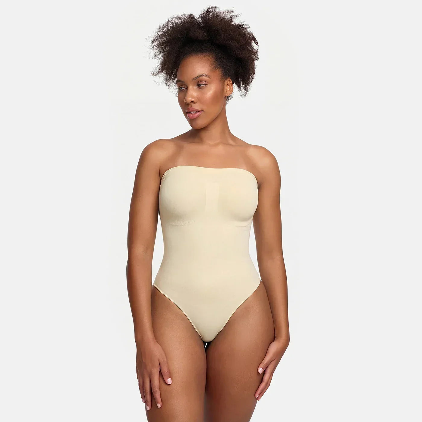 Shapewear bodysuit zonder bandjes met slip
