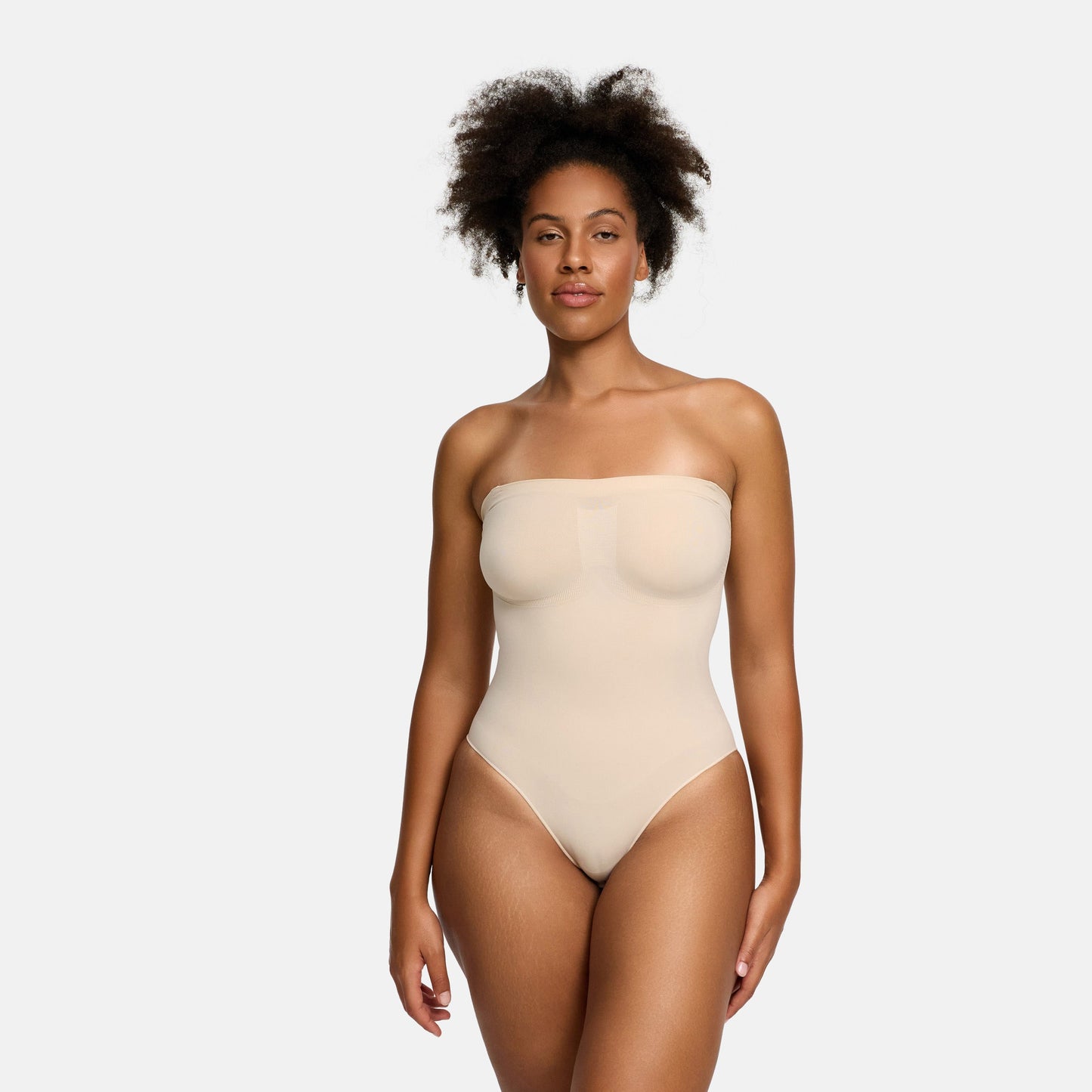 Shapewear bodysuit zonder bandjes met string