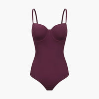 Push-up bodysuit met string en ingewerkte cups