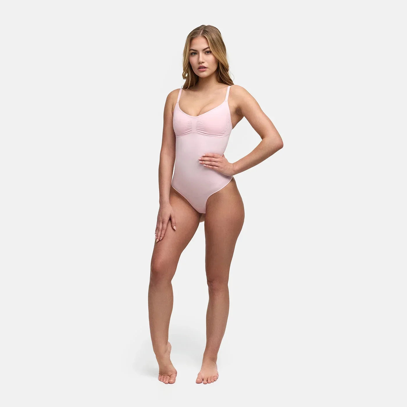 Shapewear bodysuit met beugelloze bh en string