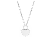 Hartketting met Initialen en Parel