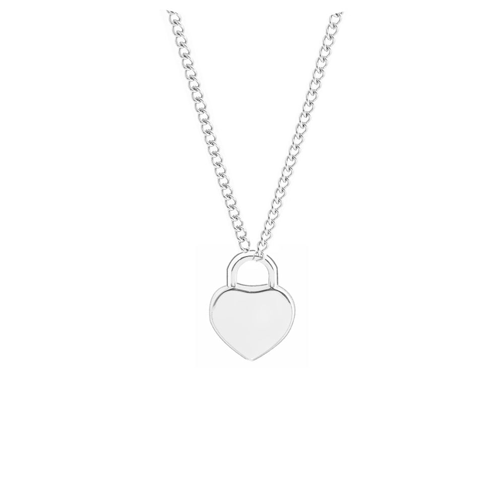 Hartketting met Initialen en Parel