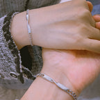 Gegraveerde Infinity Armbandenset