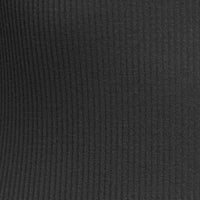 Geribde T-shirtjurk in maxilengte