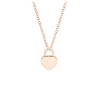 Hart Hanger Ketting met Initialen