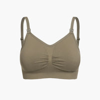 Naadloze voedings-bh met clipsluiting