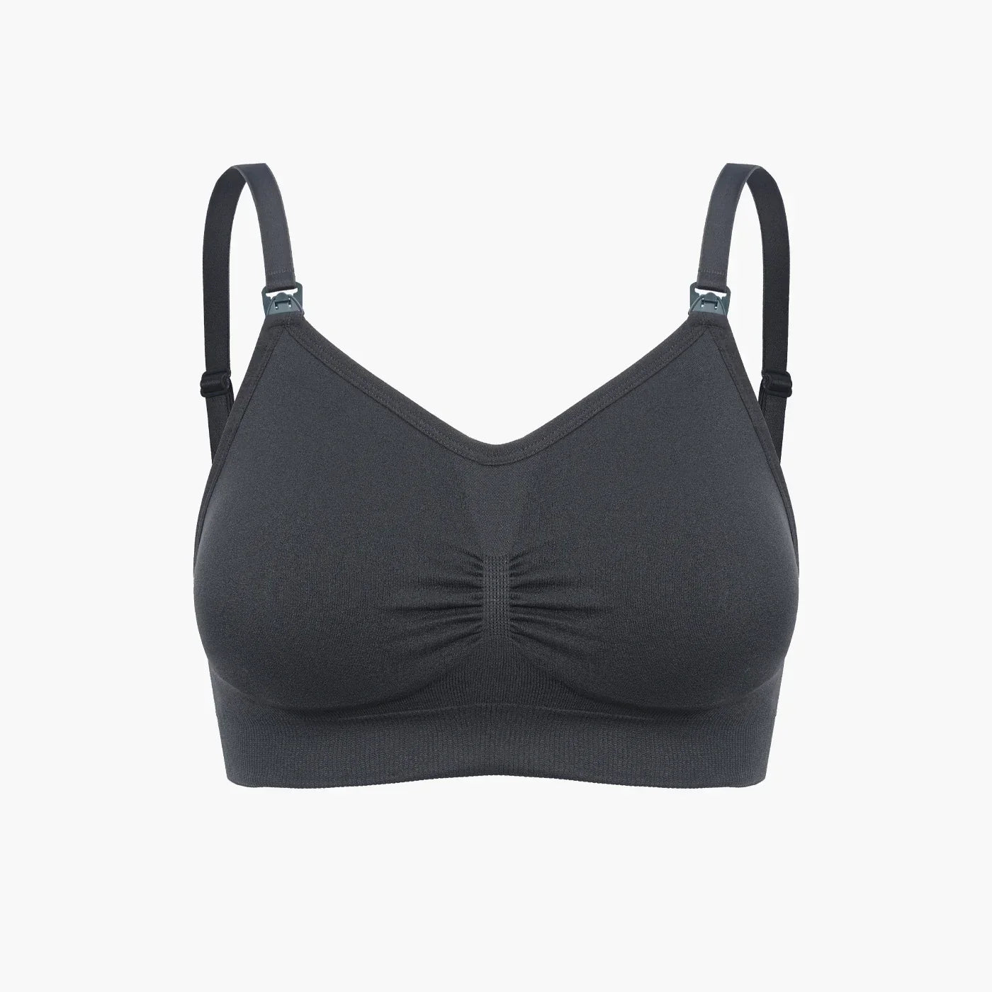 Naadloze voedings-bh met clipsluiting