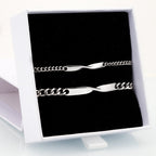 Infinity Armbanden Set met Gravering