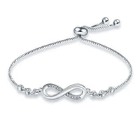 Zilveren Armband Eeuwige Liefde