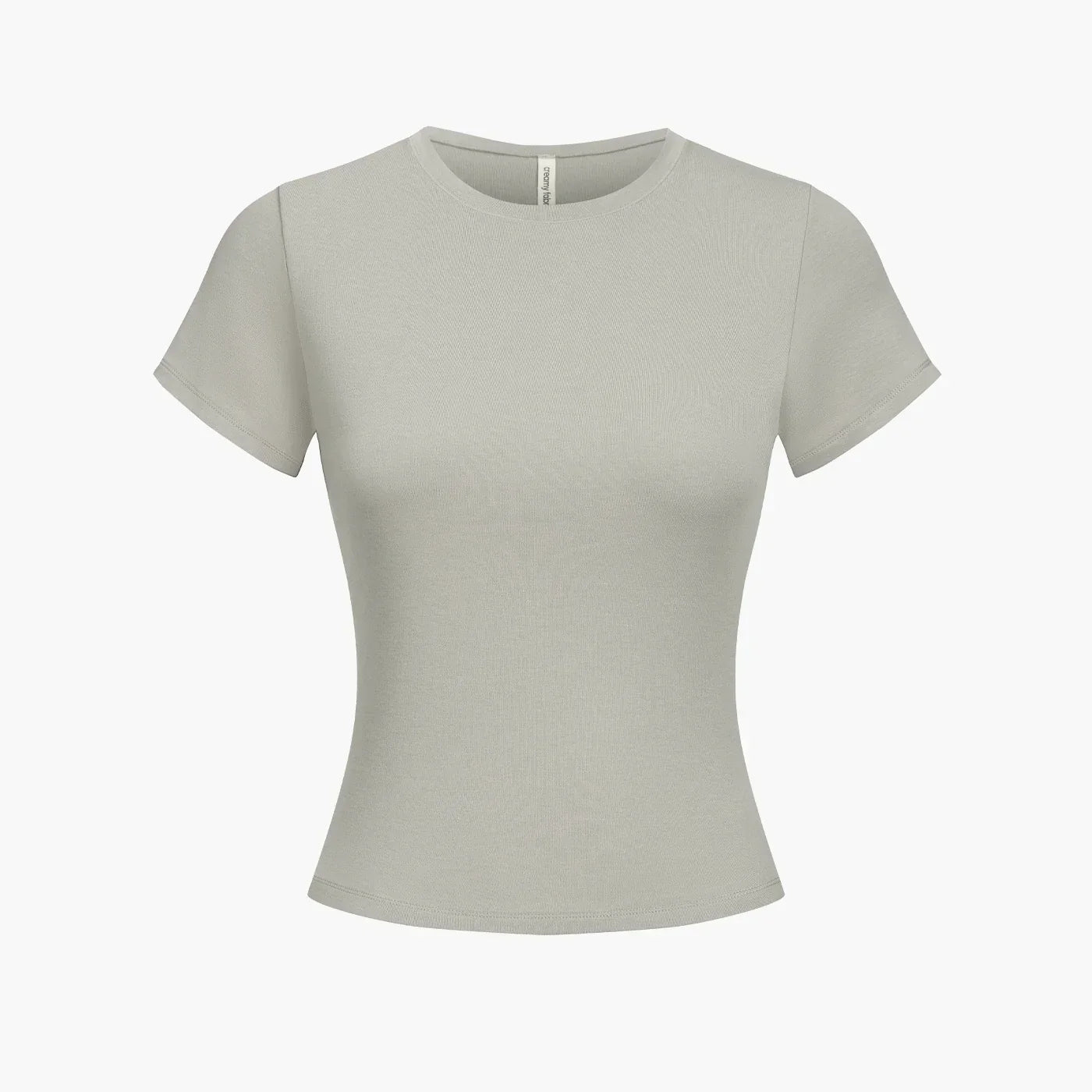 Katoenen T-shirt met lichaamsvolgende pasvorm