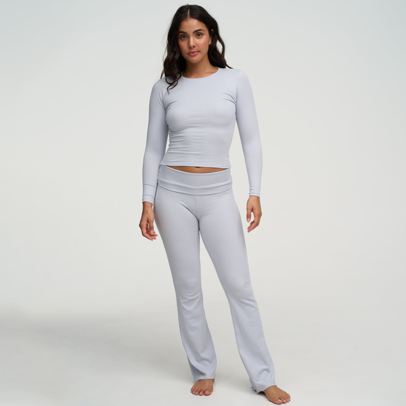 Katoenen flared bootcut legging