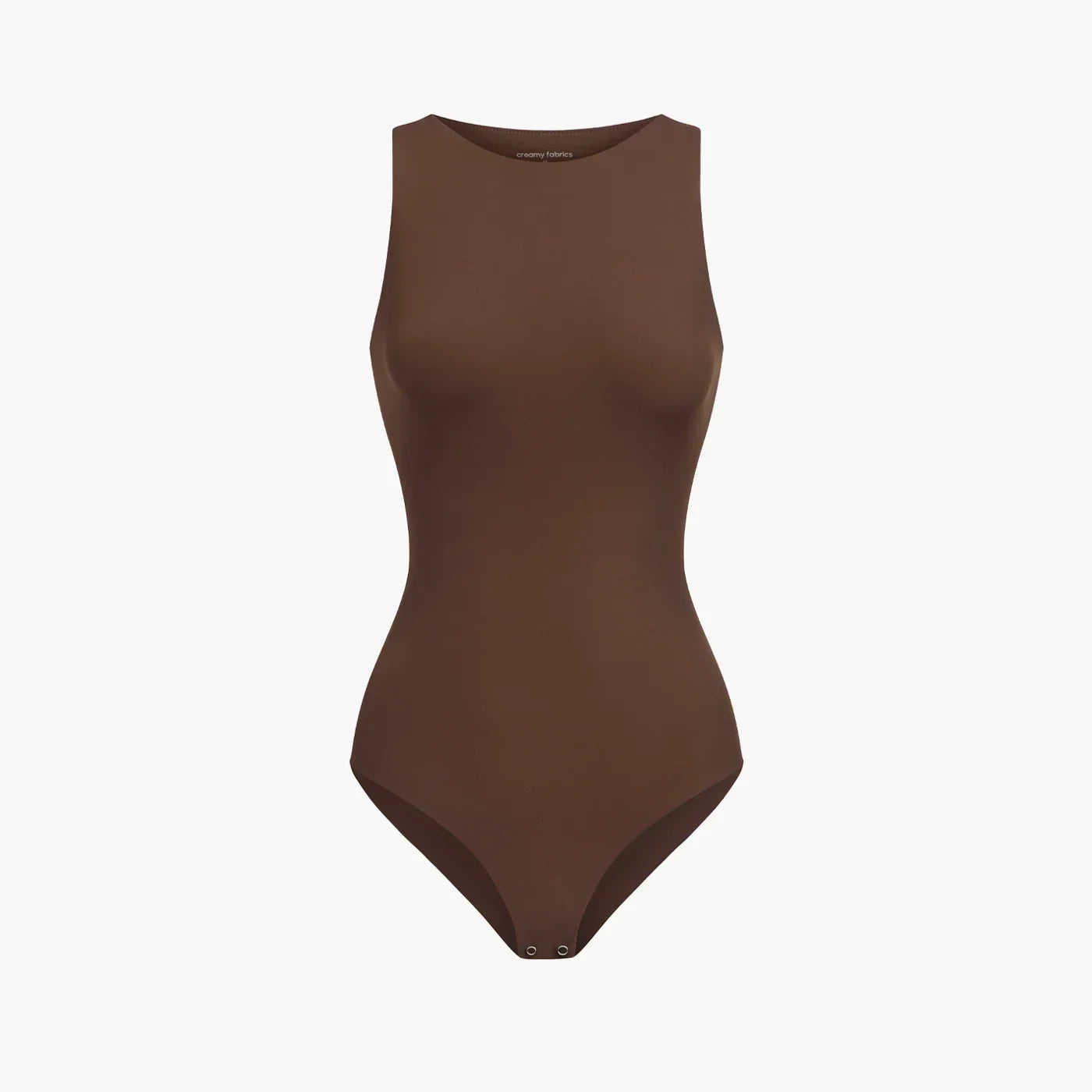 Bodysuit met ronde hals en string
