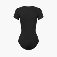 T-shirt bodysuit met ronde hals